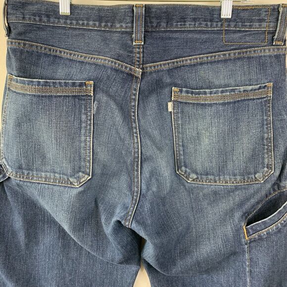 Levis Silvertab Carpenter Jeans Men 36/36 Skate Loose Street Grunge 2000's - Picture 9 of 16